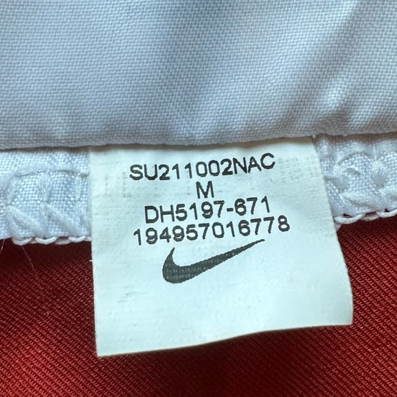 Nike Women’s Naomi Osaka Tennis Utility Shorts sz medium Red cinnabar DH5197-671 - Picture 8 of 13